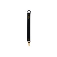 Little Pea_Bjallra_πιπιλοπιάστρα_Pacifier clip black faux leather